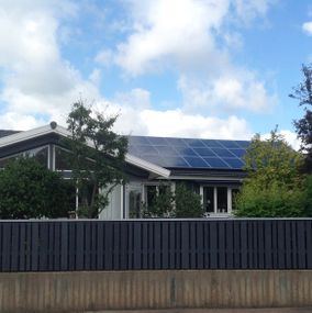 Montering solceller villa Halmstad 2